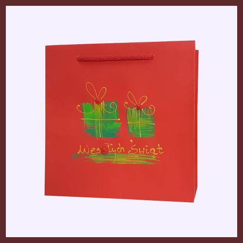 świąteczne torby papierowe, hand made,boże narodzenie 2018